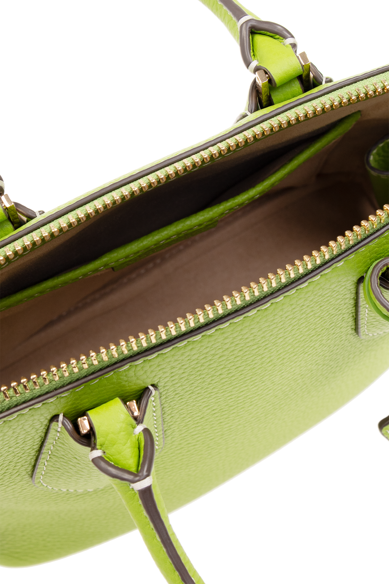 Mayels leather crossbody bag - Green 'Swing Mini' shoulder